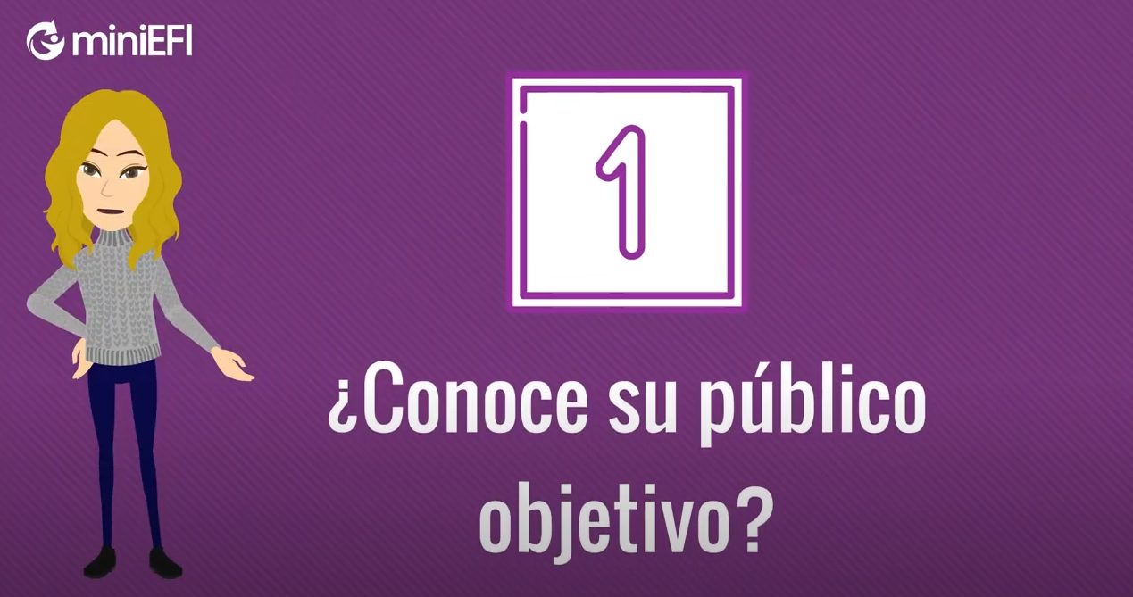 ¿Conoce su público objetivo?